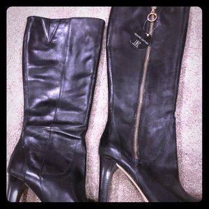 New in box - black heel boots